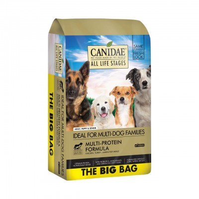 -Canidae 全線產品絕不含動物內臟、副產品、化學防腐劑、維他命 K3、人造色素及味精。

-Canidae 狗糧以 4 種人類食用級數、不含抗生素及荷爾蒙激素之鮮肉為基本主要優質蛋白質原素 ( 包括鮮雞肉、火雞肉、羊肉及鮮魚 ) ，提供全面、均衡、多元化的營養，特別為成長期的狗狗而設。

-Canidae 更嚴格控制蛋白質含量不少於 18.5%，確保胰臟能制造足夠的胰島素，預防糖尿病；脂肪含量只有 8.5% ( 每杯卡路里不多於 400 me) ，並保證低磷、納含量。

此外，Canidae 狗糧中添加了各種必須的營養及礦物質，以確保狗狗能擁有健康活潑的體魄。

*      天然原粒紅莓 - 有助維特泌尿糸統健康

*	腸道益生菌配方及全天然亞麻籽纖維素 - 可將糖代謝為乳酸，使腸道形成酸性狀態，除幫助消化、吸收營養、保持口氣清新外，更可抑制體內害菌生長

*	天然食用葵花籽油，促進毛囊健康，防止毛髮大量脫落

*	木瓜、菠蘿 - 提供純天然酵素

*	紫花苜蓿芽菜、黑麴益菌 - 有助分解肉類蛋白質，清除體內毒素，不會導致皮膚及食物敏感