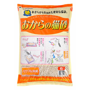 HITACHI日立 - 原味豆腐渣貓砂  6L (橙豆)  