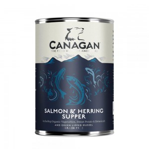 CANAGAN 原之選 三文魚及鯡魚配方狗罐頭 400g