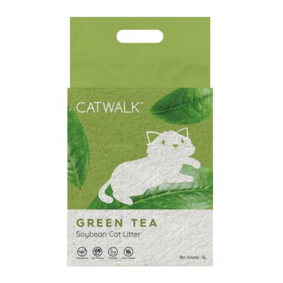 Catwalk 綠茶豆腐貓砂 6L



產品特性:

超強凝固力及有效控制異味： 

Catwalk 豆腐貓砂遇水瞬間凝固，容易清理。 

天然纖維有效揮發異味，讓室內空氣保持清新。 

 

保護環境： 

百分百天然物料製造，能自動分解，方便又環保。 

 

潔淨無痕不黏爪： 

顆粒不會黏在貓爪上能保持地板整潔。 

 

安全又健康： 

無毒無塵，適合對塵埃敏感的貓咪或主人使用。

使用無毒安全物料製造，誤吞進體內也不會造成傷害。